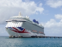 Cruise ship in Fort de France