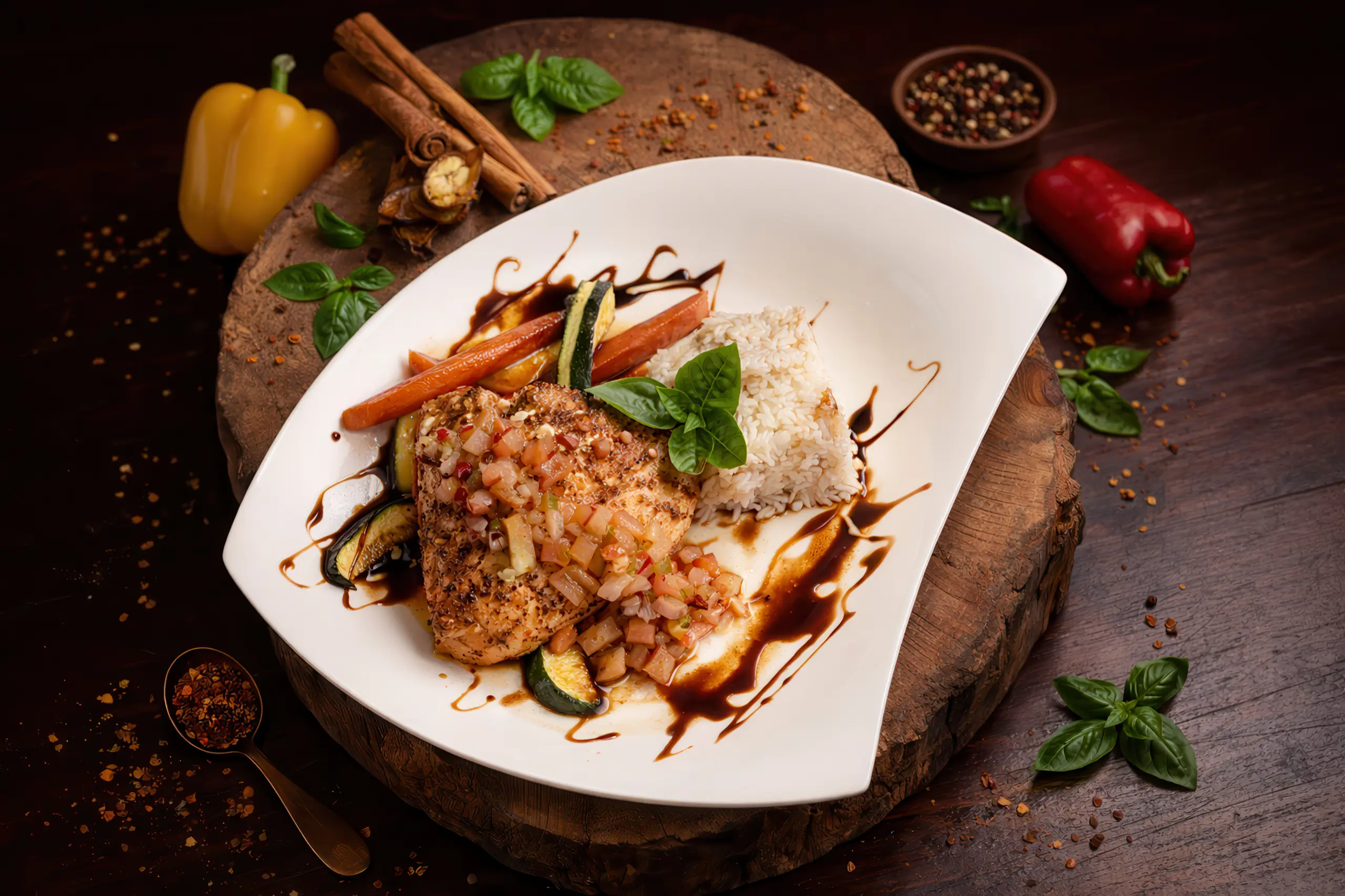Seafood plate, St Kitts, Caribbean.