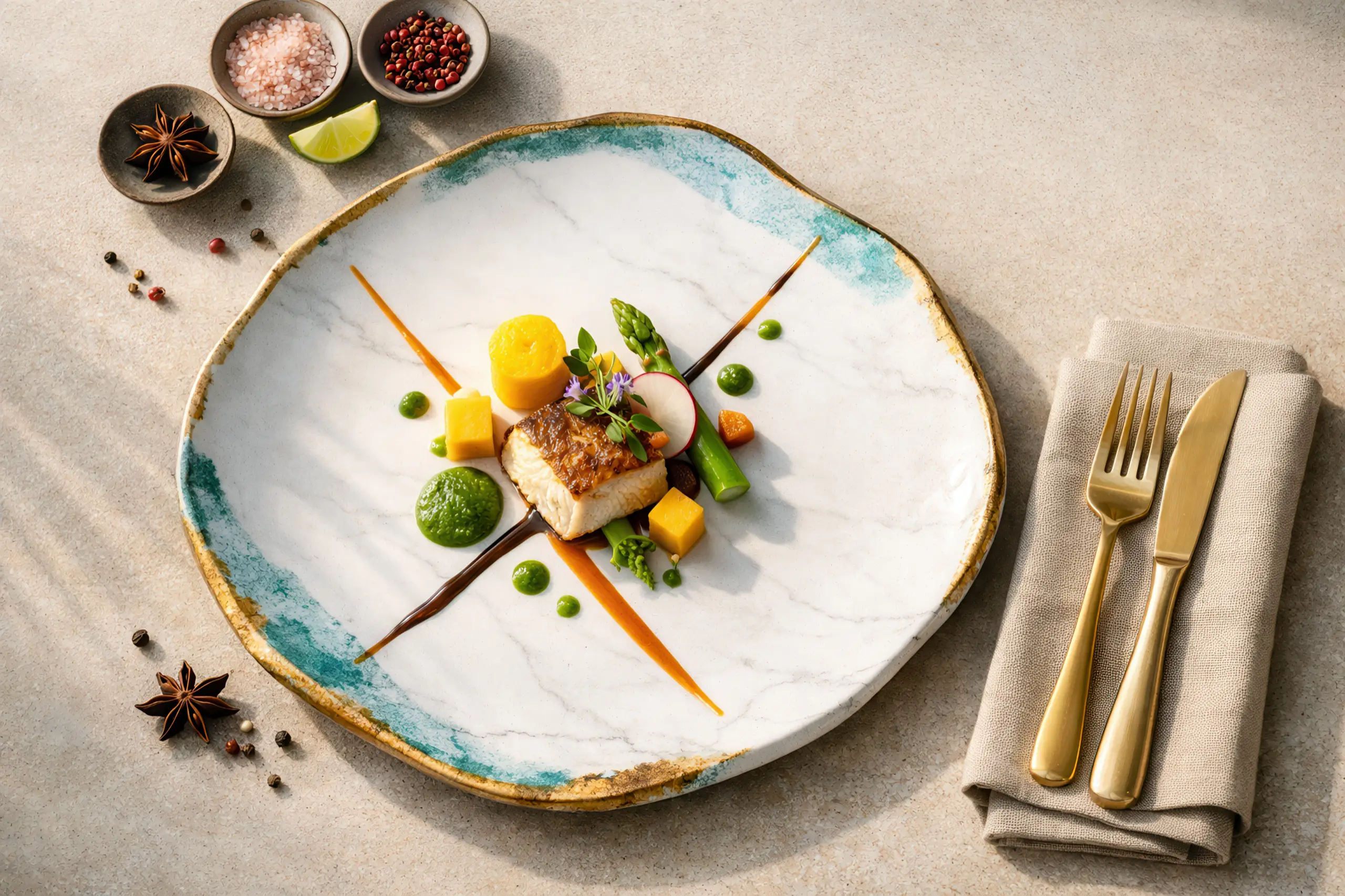 Fish Italian Al Fresco style.